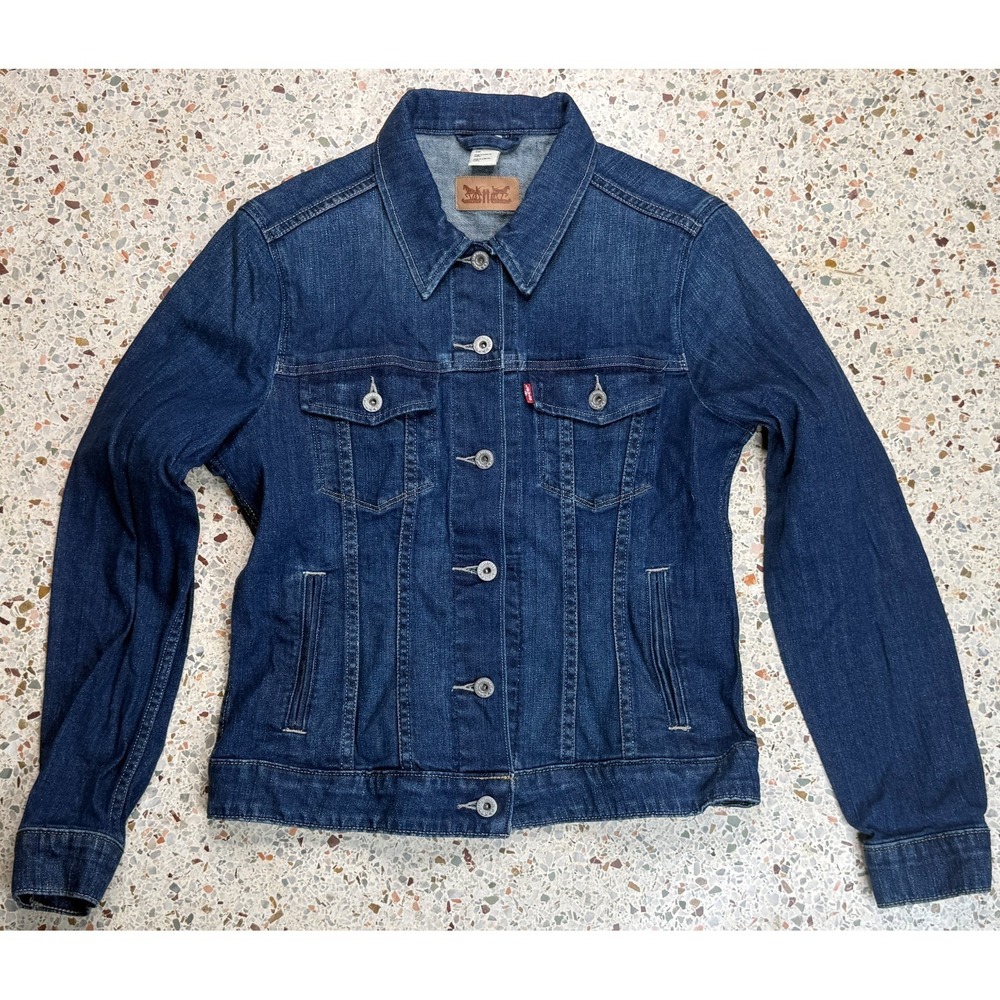 Levi's Women's Full Button Up Long Sleeve Denim Jacket Size Large